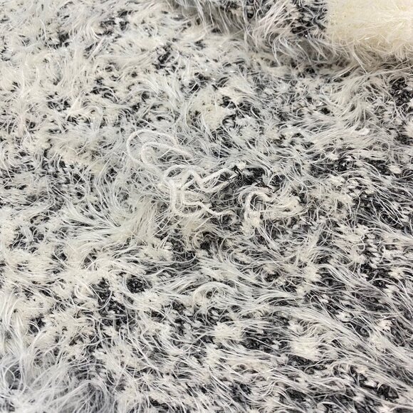 LAUREN MICHELLE Women Eyelash Stars Pullover Sweater Sz XL White Metallic 29-11 - Picture 11 of 13